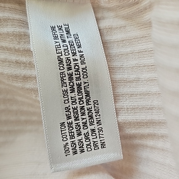 5/$15 Cloud Island 2-way Zip Sleep and Play Ribbed Footed Coverall, Size 6-9M - Picture 5 of 5